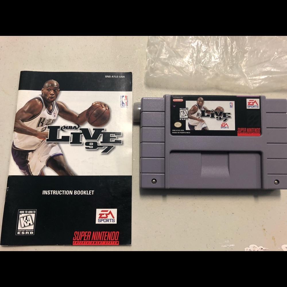 Super Nintendo NBA LIVE 97
